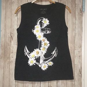 SALE 🔻 AWAKE Floral Anchor Tank